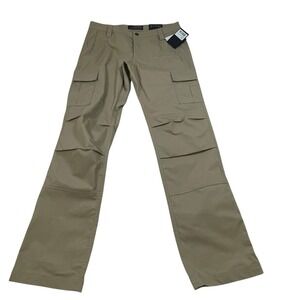 LAPG Women's Stretch Ops Tactical Pants 8 Long Khaki Ripstop Cargo NWT WS2001